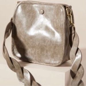 Anthropologie Bette Vegan Leather Crossbody Bag